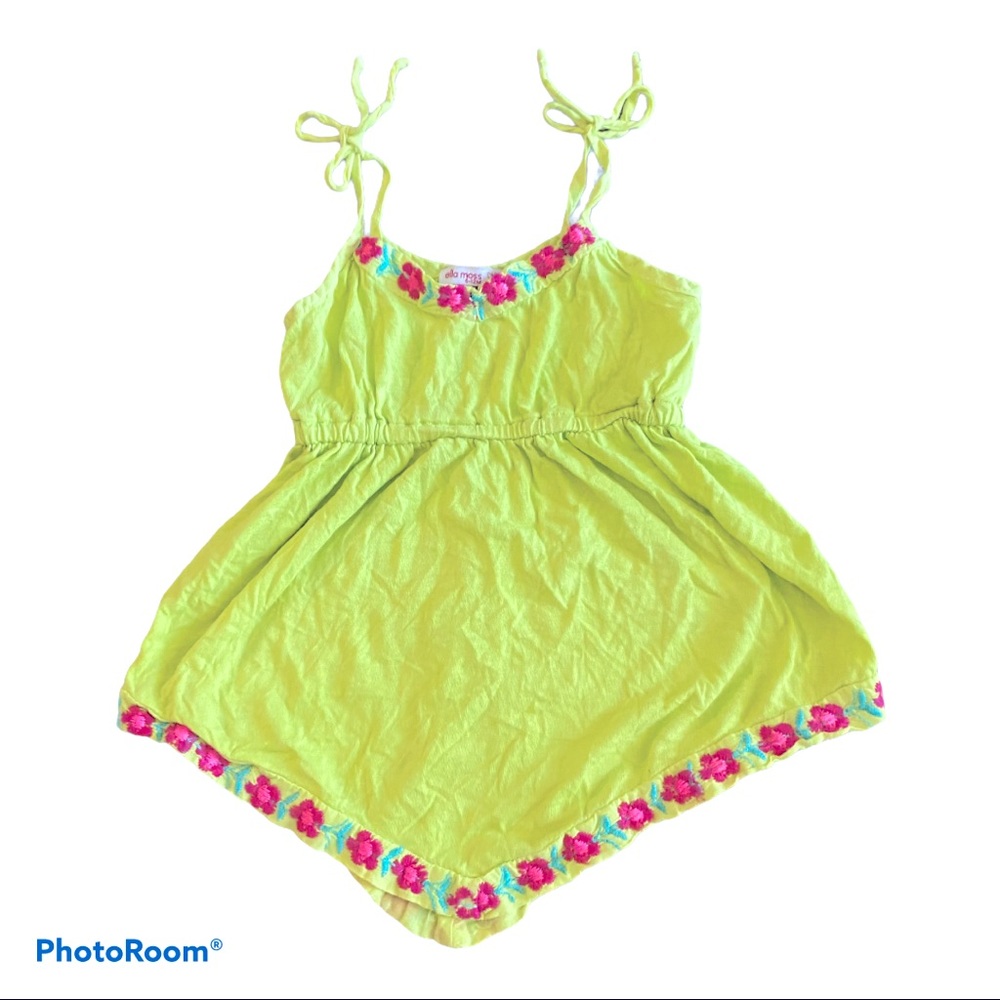EUC dress with embroidered flowers
